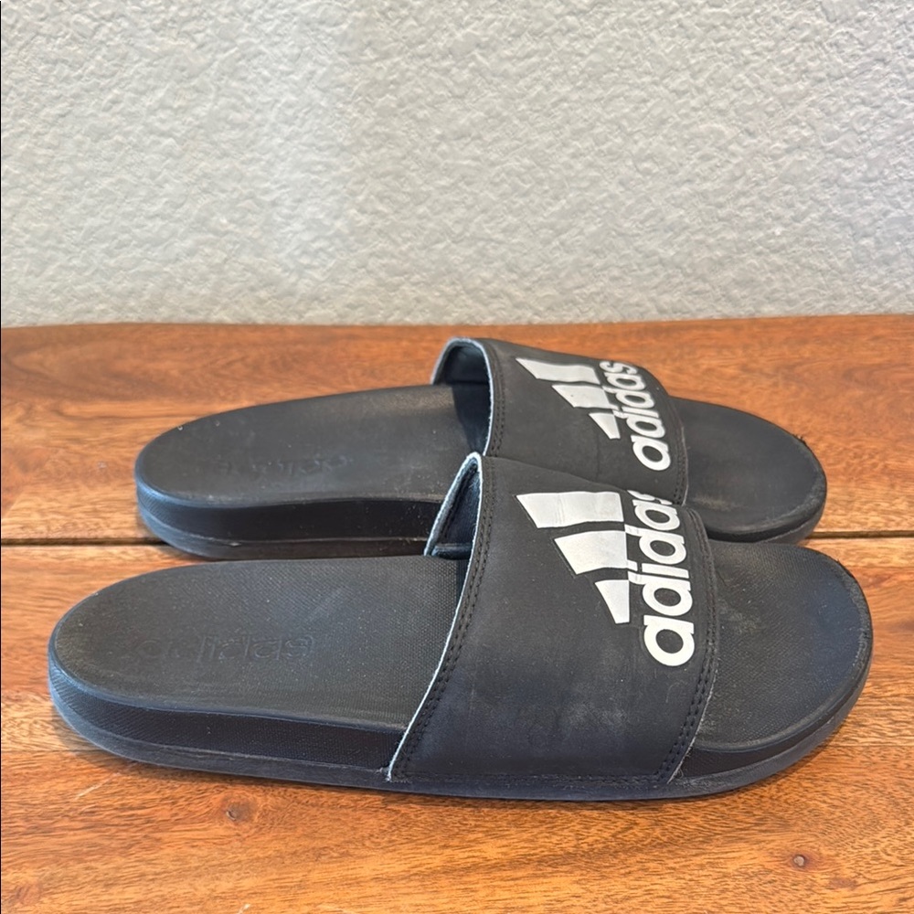Adidas Black Slide Sandals
